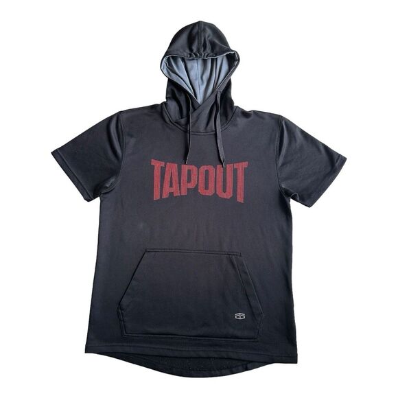 Tapout Other - Tapout Sweater Men Extra‎ Small Black Athletic Short Sleeve Sweatshirt Hoodie